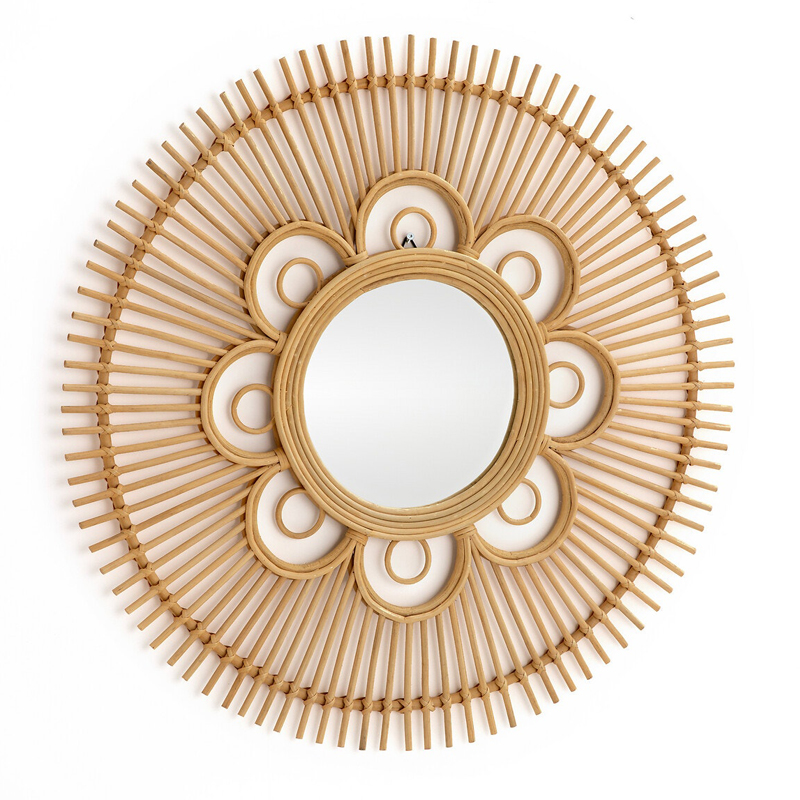 Зеркало Mirror Rattan Round D90 Зеркало Mirror Rattan Round D90 в Грозном | Loft Concept