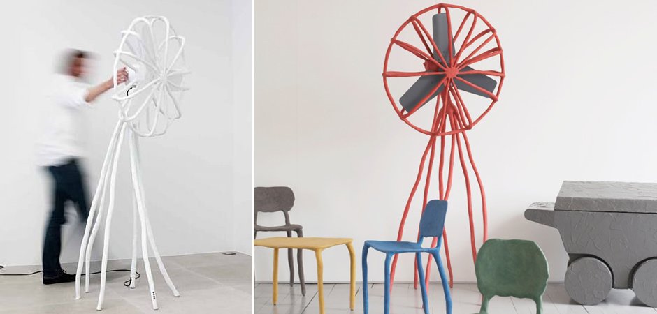 Торшер Clay Fan Medium Maarten Baas Торшер Clay Fan Medium Maarten Baas - Loft-Concept в Грозном