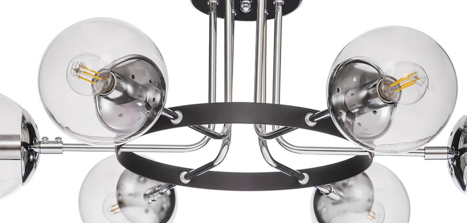 Потолочный светильник Transparent Balls Loft Ceiling Потолочный светильник Transparent Balls Loft Ceiling - Loft-Concept в Грозном