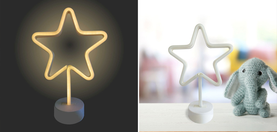 Неоновая настольная лампа Night Star - Loft-Concept в Грозном