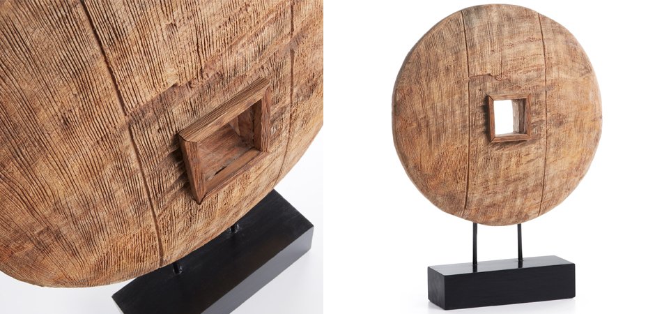 Колесо на подставке Wooden Wheel Колесо на подставке Wooden Wheel - Loft-Concept в Грозном