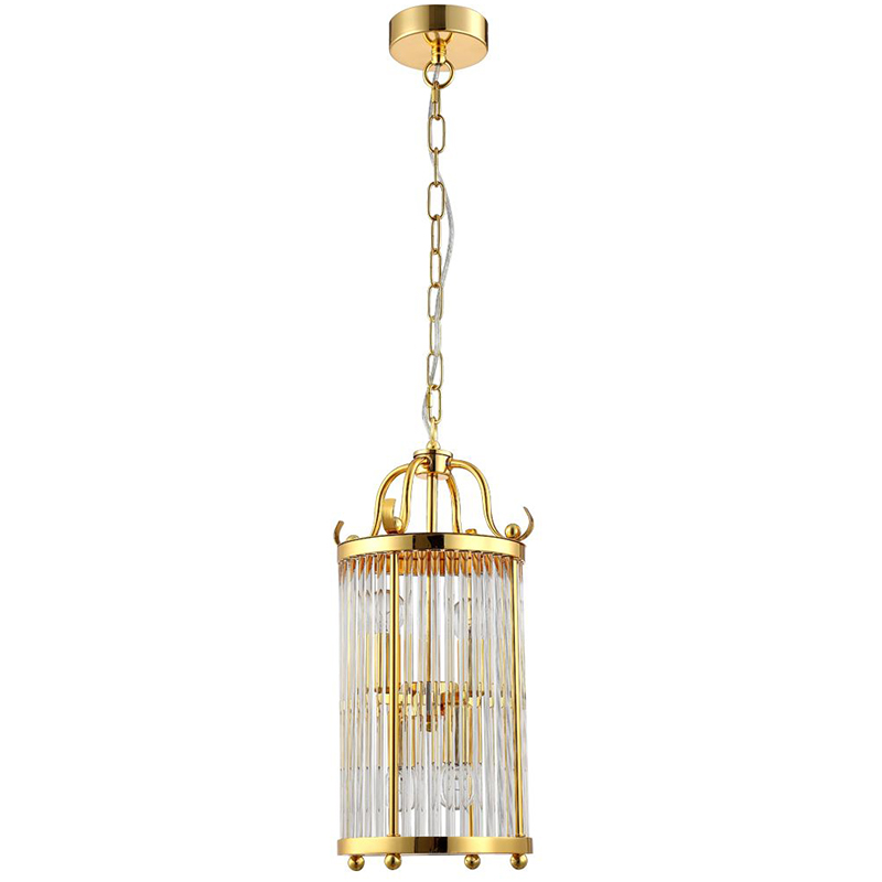 Подвесной светильник Gorden Gold Hanging Lamp Золотой Прозрачное Стекло Подвесной светильник Gorden Gold Hanging Lamp Золотой Прозрачное Стекло в Грозном | Loft Concept