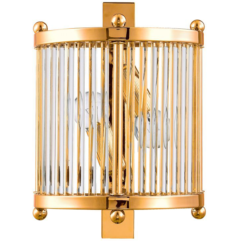 Бра Gorden Gold Sconce Золотой Прозрачное Стекло Бра Gorden Gold Sconce Золотой Прозрачное Стекло в Грозном | Loft Concept