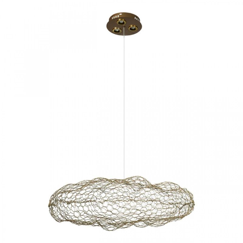 Светодиодная Люстра Золотая Сеть LED Cloud Gold Золотой Светодиодная Люстра Золотая Сеть LED Cloud Gold Золотой в Грозном | Loft Concept