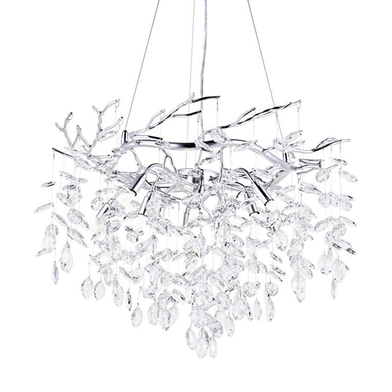 Люстра Floes Silver Хрустальная Серебряный Люстра Floes Silver Хрустальная Серебряный в Грозном | Loft Concept