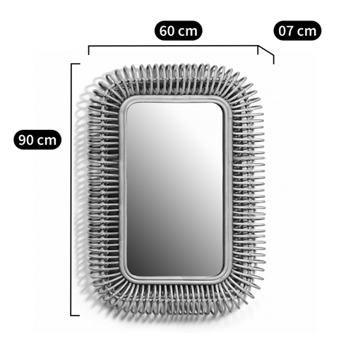 Зеркало из ротанга WICKER MIRROR Зеркало из ротанга WICKER MIRROR в Грозном