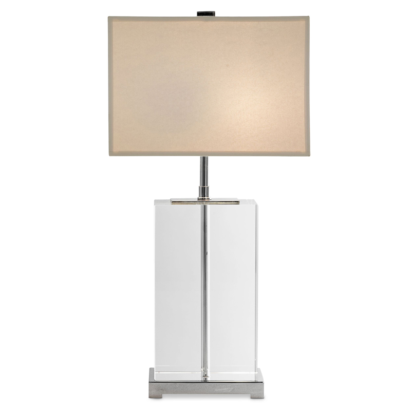 Настольная лампа Eichholtz Table Lamp Bridgefield Прозрачный Белый Настольная лампа Eichholtz Table Lamp Bridgefield Прозрачный Белый в Грозном | Loft Concept