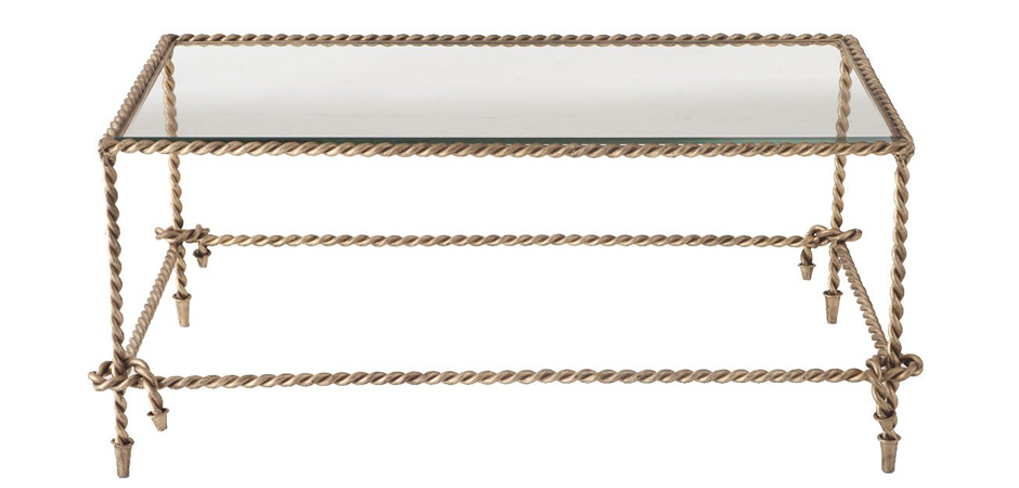 Кофейный стол Golden pigtail Кофейный стол Golden pigtail - Loft-Concept в Грозном