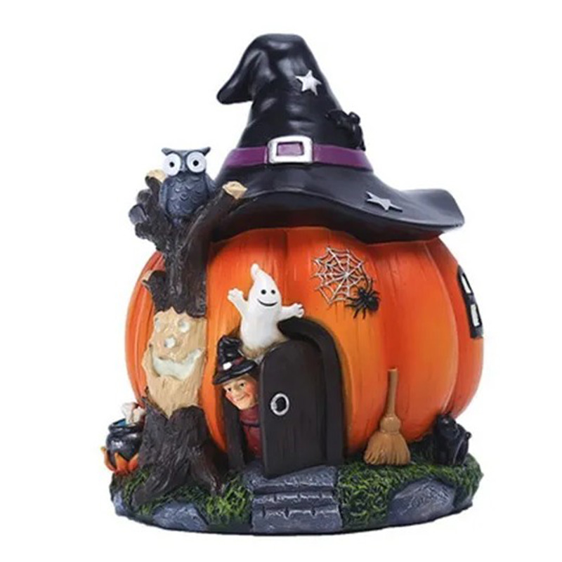 Статуэтка Pumpkin House Witch Мульти Статуэтка Pumpkin House Witch Мульти в Грозном | Loft Concept