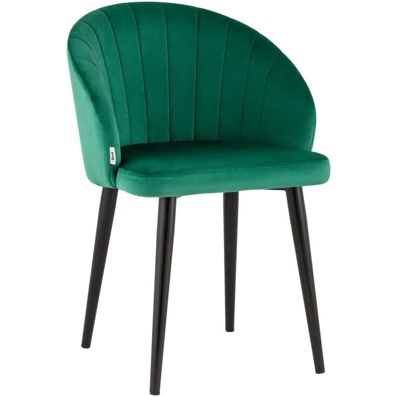 Стул Balsari Chair Изумрудно-Зеленый Велюр Изумрудный Черный Стул Balsari Chair Изумрудно-Зеленый Велюр Изумрудный Черный в Грозном | Loft Concept