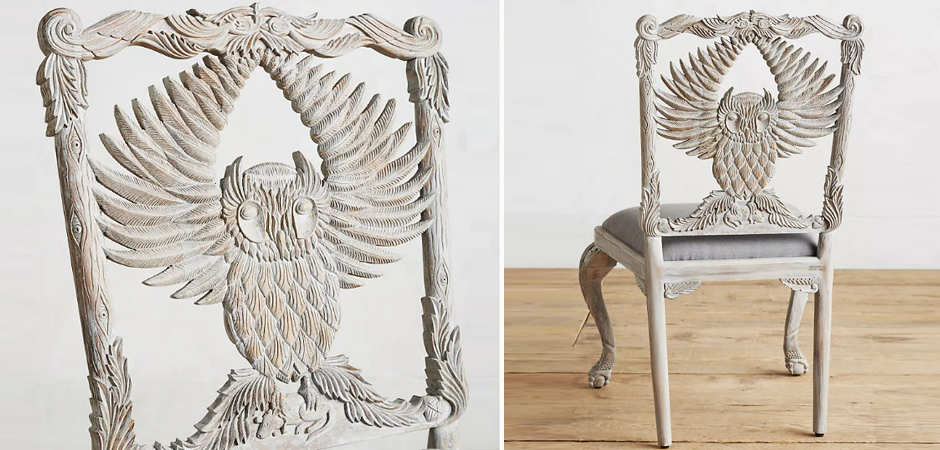 Стул Handcarved Menagerie Owl Dining Chair Стул Handcarved Menagerie Owl Dining Chair - Loft-Concept в Грозном