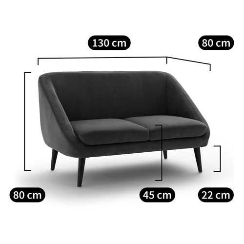 Двухместный диван с обивкой из велюра Belanger Sofa Двухместный диван с обивкой из велюра Belanger Sofa в Грозном