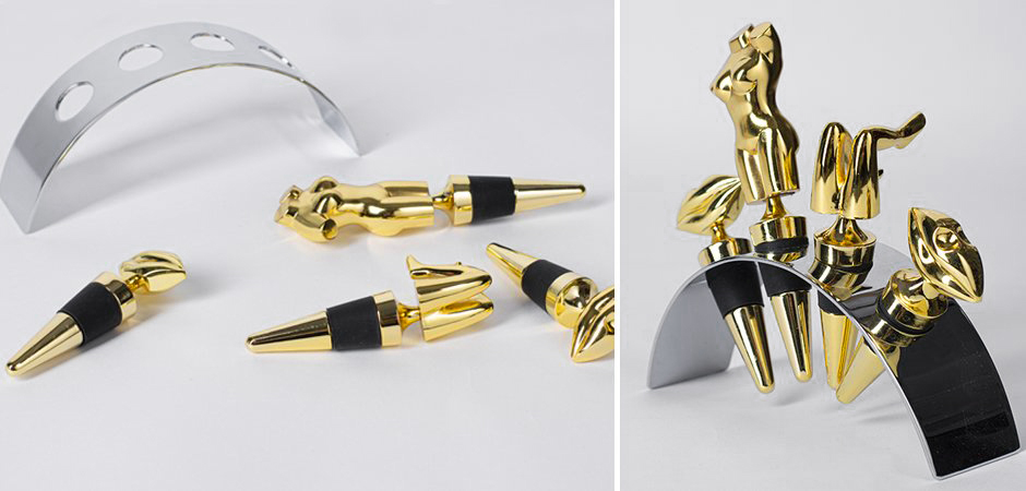 Набор пробок для бутылок ACOLYTE WINE STOPPER - Loft-Concept в Грозном