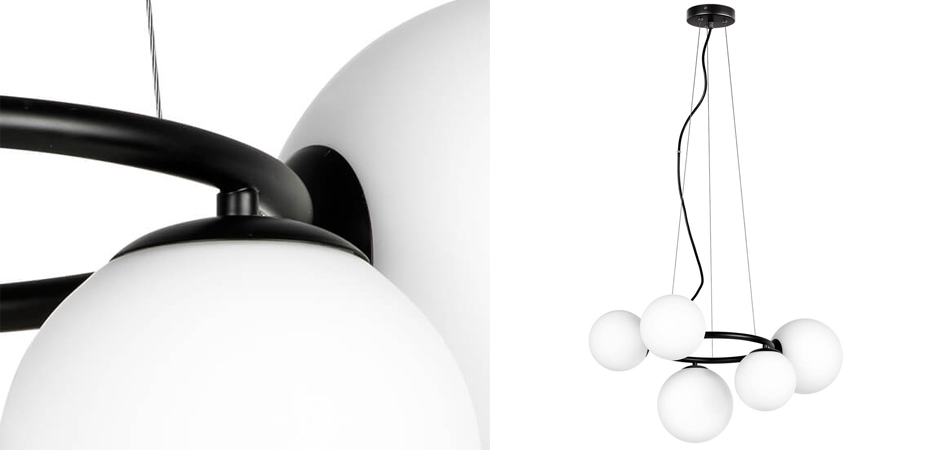 Люстра Bubbles on Ring Chandelier Black Люстра Bubbles on Ring Chandelier Black - Loft-Concept в Грозном
