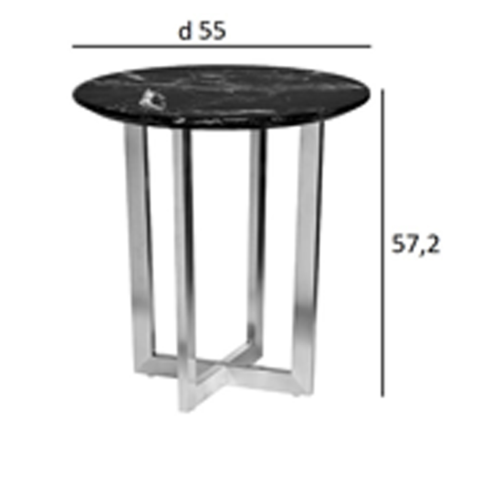 Столик журнальный круглый с белый столешницей Marsali Coffee Table Столик журнальный круглый с белый столешницей Marsali Coffee Table в Грозном