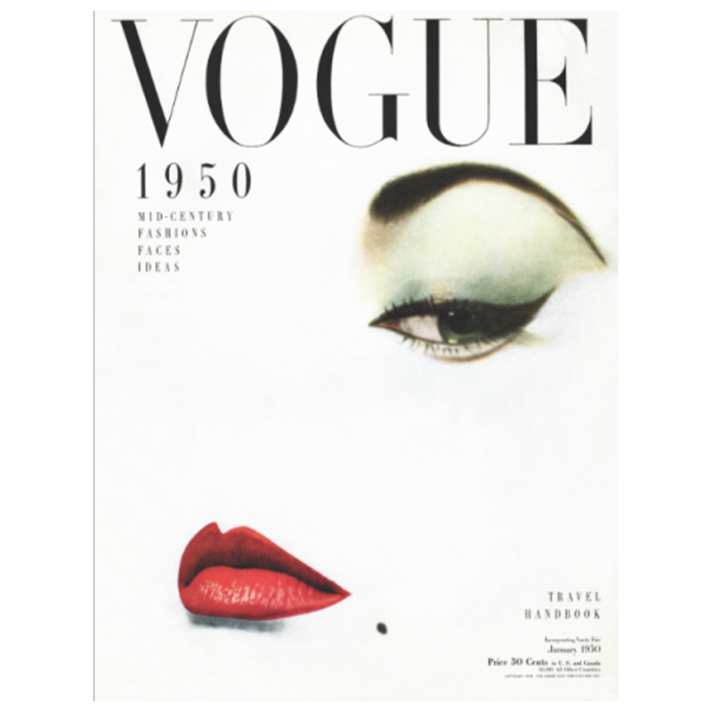Постер Vogue Cover 1950 January Постер Vogue Cover 1950 January в Грозном | Loft Concept