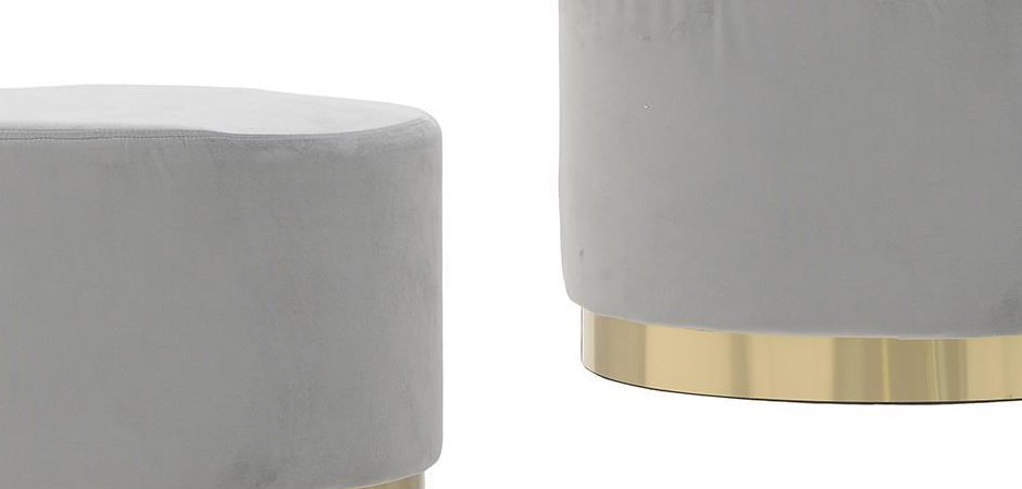 Пуф Golden Belt Gray Pastel Пуф Golden Belt Gray Pastel - Loft-Concept в Грозном