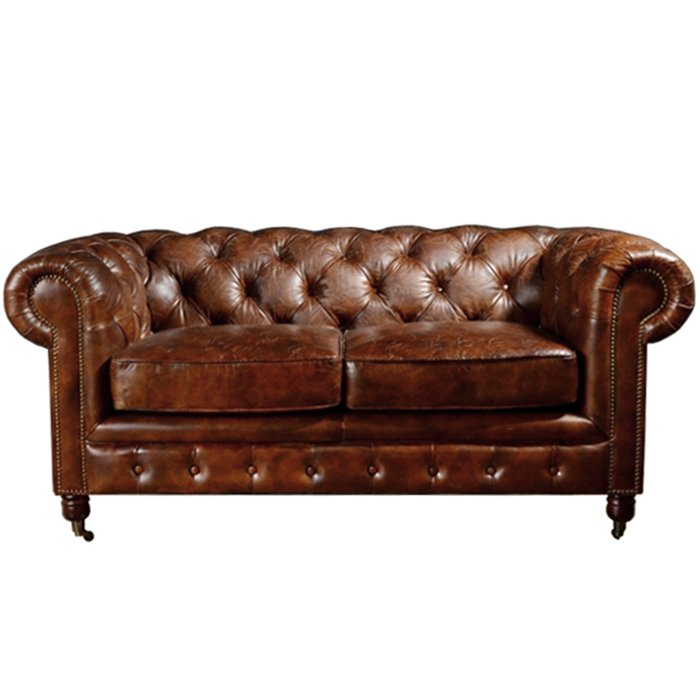 Диван Chesterfield Rebel Sofa Leather Brown 170 Коричневый Диван Chesterfield Rebel Sofa Leather Brown 170 Коричневый в Грозном | Loft Concept