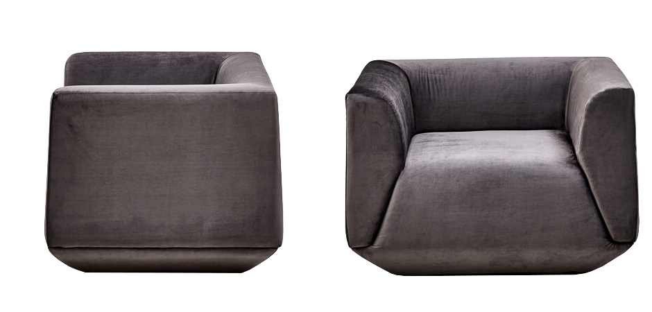 Armchair Cube Gray Lilac Большое Кресло Куб Armchair Cube Gray Lilac Большое Кресло Куб - Loft-Concept в Грозном