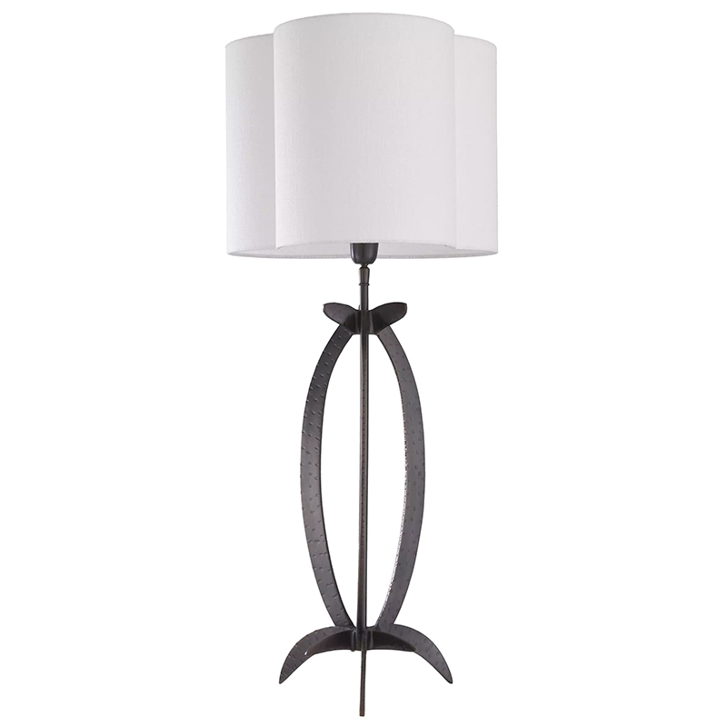 Настольная лампа Eichholtz Table Lamp Luciano Черный Белый Настольная лампа Eichholtz Table Lamp Luciano Черный Белый в Грозном | Loft Concept