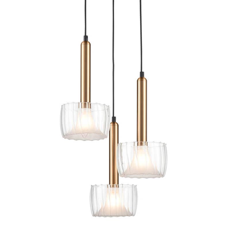 Люстра Willa Chandelier Черный Прозрачный Люстра Willa Chandelier Черный Прозрачный в Грозном | Loft Concept