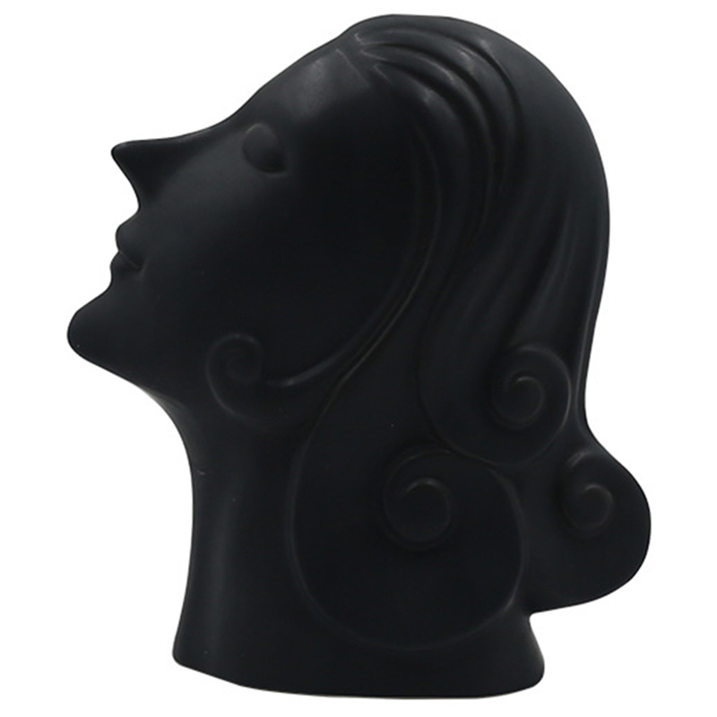Статуэтка Side Profile Black Statuette Черный Статуэтка Side Profile Black Statuette Черный в Грозном | Loft Concept