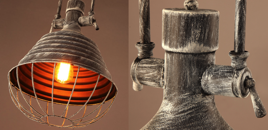 Подвесной светильник Retrika Grey Pendant Подвесной светильник Retrika Grey Pendant - Loft-Concept в Грозном