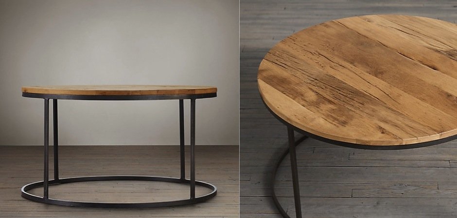 Стол Loft Wooden Round Стол Loft Wooden Round - Loft-Concept в Грозном