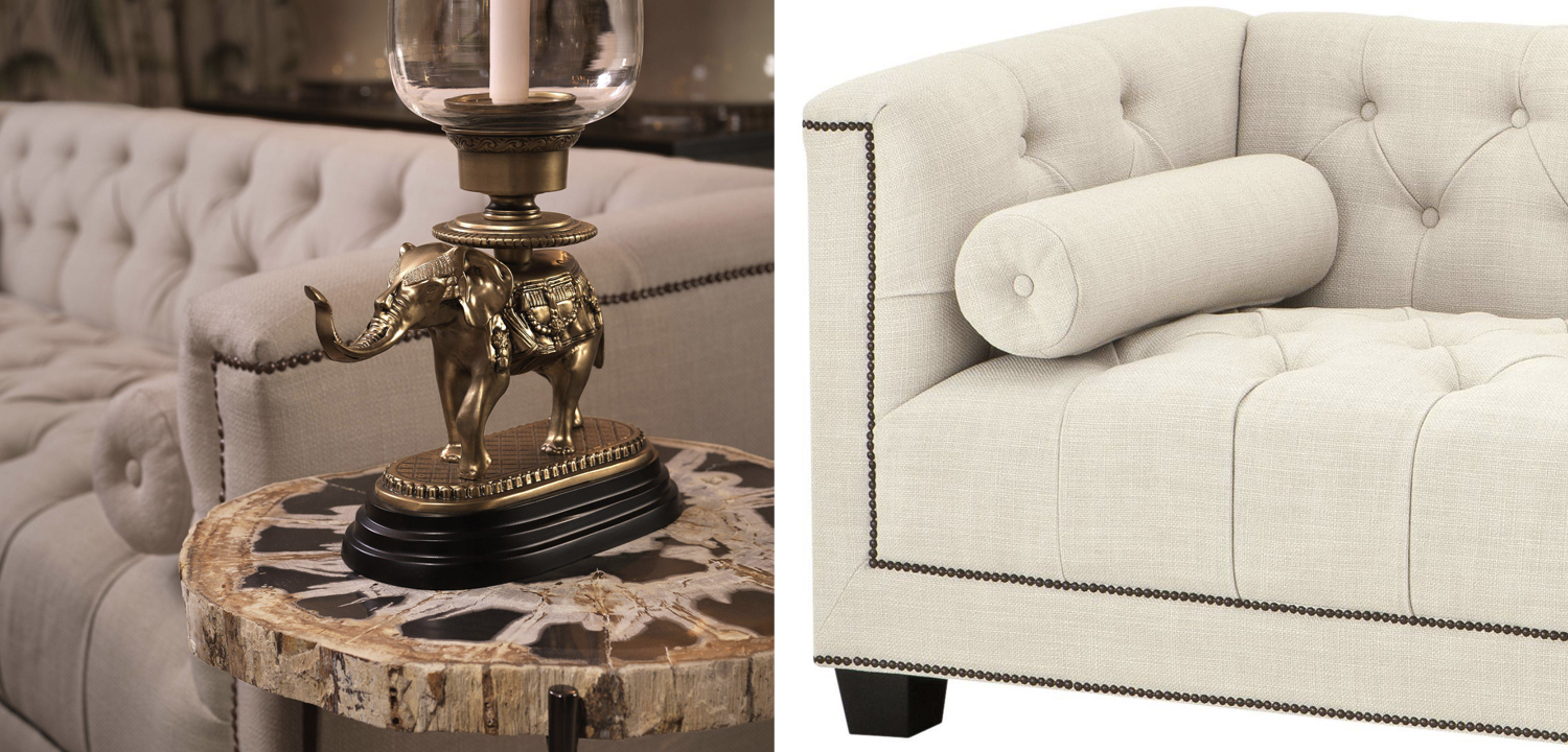 Диван Eichholtz Sofa Paolo Panama natural - фото