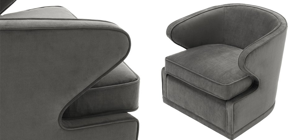 Кресло Eichholtz Chair Dorset Grey Кресло Eichholtz Chair Dorset Grey - Loft-Concept в Грозном
