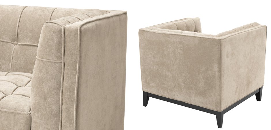 Кресло Eichholtz Chair Aldgate Greige Кресло Eichholtz Chair Aldgate Greige - Loft-Concept в Грозном