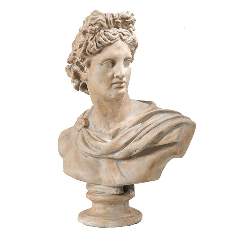 Статуэтка Antique Busts Apollo Belvedere Бежево-серый Статуэтка Antique Busts Apollo Belvedere Бежево-серый в Грозном | Loft Concept
