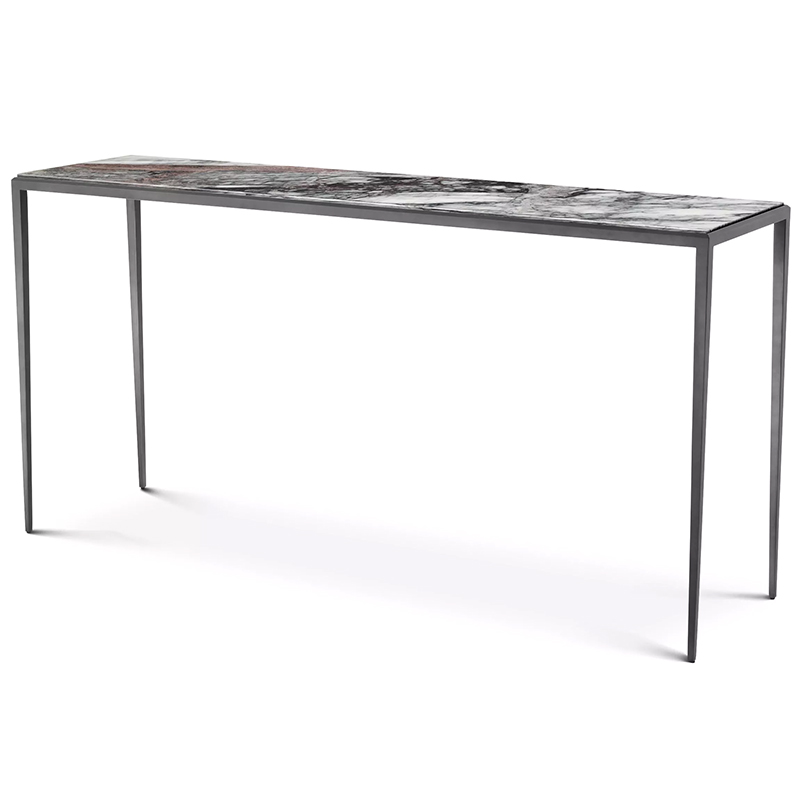 Консоль Eichholtz Console Table Henley L Темная бронза Серый Белый Консоль Eichholtz Console Table Henley L Темная бронза Серый Белый в Грозном | Loft Concept
