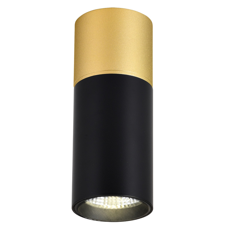 Накладной светодиодный спот Delightfull Black&Gold Золотой Черный Накладной светодиодный спот Delightfull Black&Gold Золотой Черный в Грозном | Loft Concept