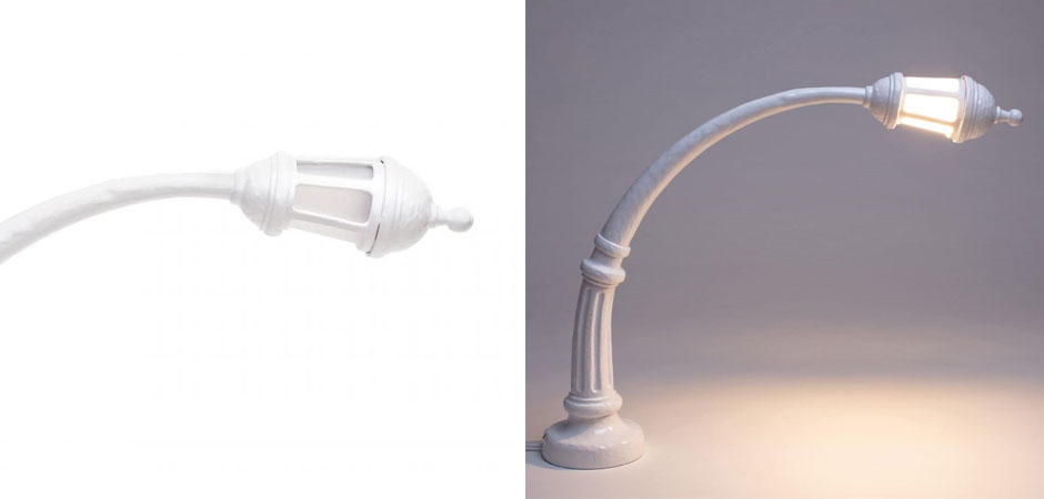 Настольная лампа Seletti Street Lamp White Настольная лампа Seletti Street Lamp White - Loft-Concept в Грозном