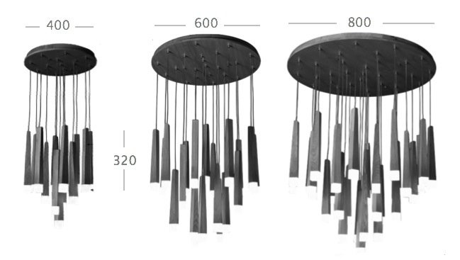 Люстра Wooden Glowworm Round Люстра Wooden Glowworm Round в Грозном