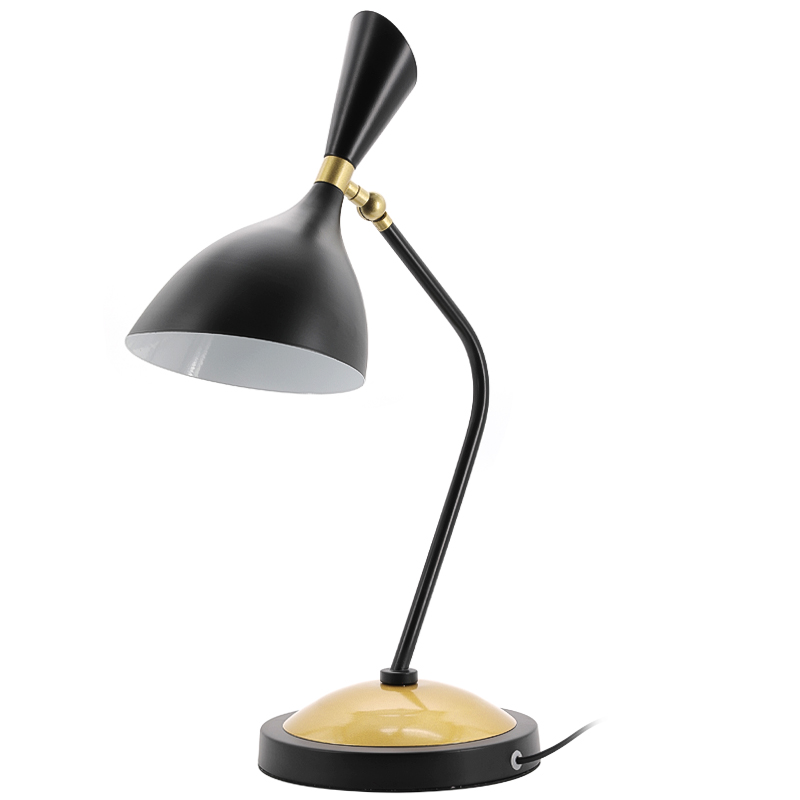Настольная лампа Duke Table Lamp Черный Золотой Настольная лампа Duke Table Lamp Черный Золотой в Грозном | Loft Concept