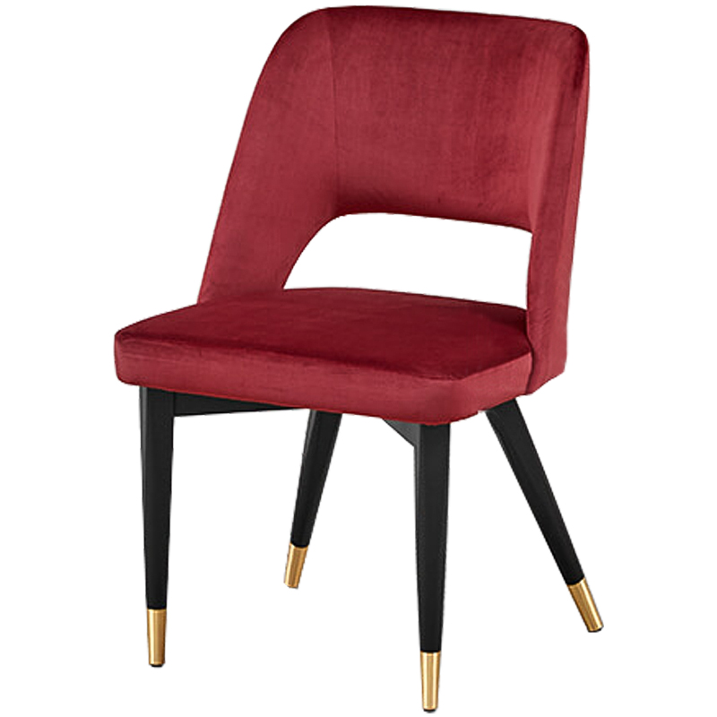 Стул Neasan Stool crimson Черный Малиновый (Crimson) Латунь Стул Neasan Stool crimson Черный Малиновый (Crimson) Латунь в Грозном | Loft Concept