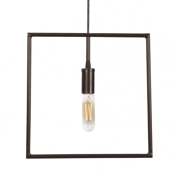 Подвесной светильник Shape Square Pendant Коричневый Подвесной светильник Shape Square Pendant Коричневый в Грозном | Loft Concept