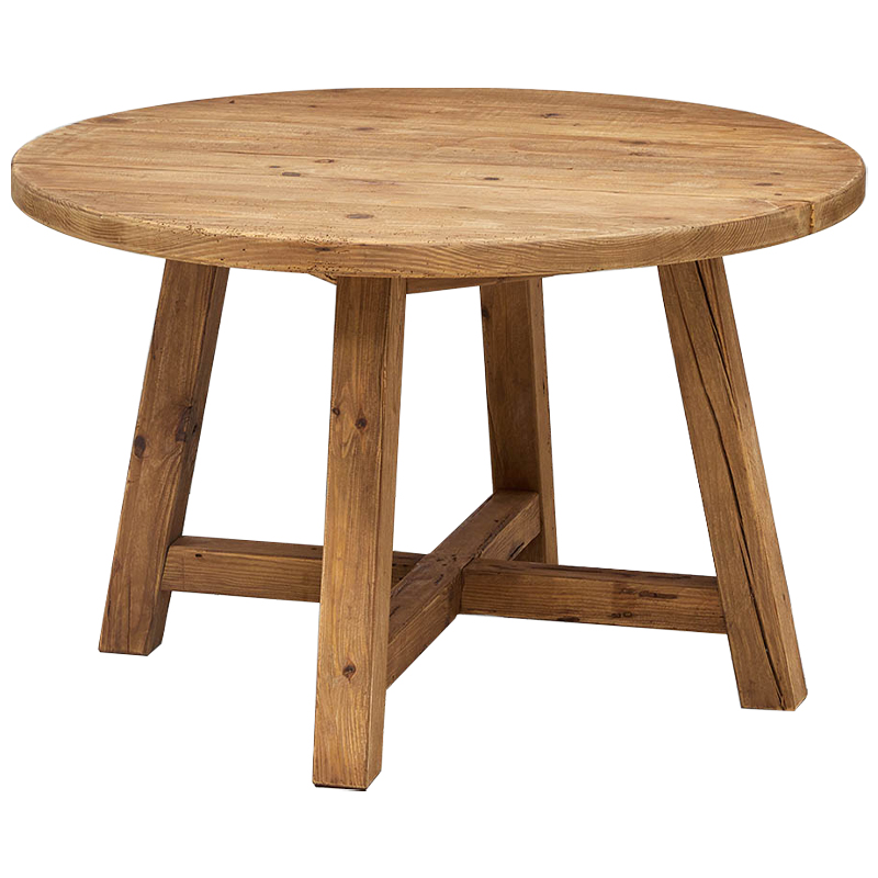 Круглый деревянный обеденный стол Ralf Wood Round Dinner Table Древесина Круглый деревянный обеденный стол Ralf Wood Round Dinner Table Древесина в Грозном | Loft Concept