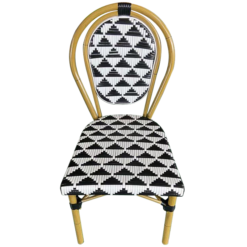 Стул ротанг Wicker Gisbert Rattan Chair Древесина Черно-белый Стул ротанг Wicker Gisbert Rattan Chair Древесина Черно-белый в Грозном | Loft Concept