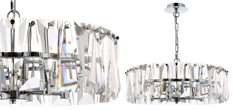 Люстра Ruby Crystal Chandelier Chrome 53 Люстра Ruby Crystal Chandelier Chrome 53 - Loft-Concept в Грозном
