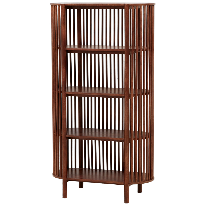 Стеллаж Cesaire Wood Rack Коричневый Стеллаж Cesaire Wood Rack Коричневый в Грозном | Loft Concept