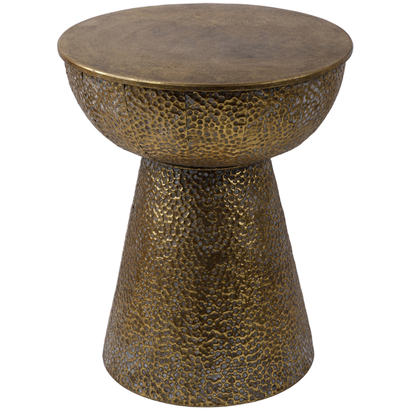 Приставной стол Ludda Side Table Винтажная латунь Приставной стол Ludda Side Table Винтажная латунь в Грозном | Loft Concept
