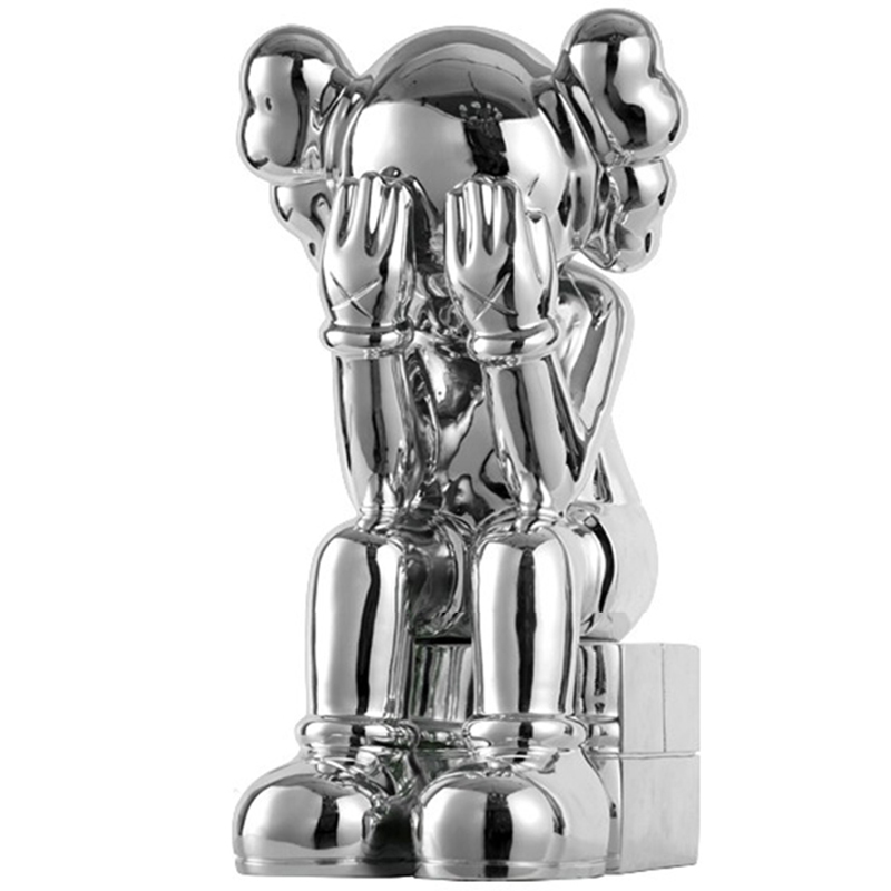 Статуэтка KAWS Passing Through Silver Серебряный Статуэтка KAWS Passing Through Silver Серебряный в Грозном | Loft Concept