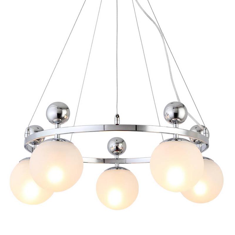 Люстра Demian Chrome Chandelier Хром Люстра Demian Chrome Chandelier Хром в Грозном | Loft Concept