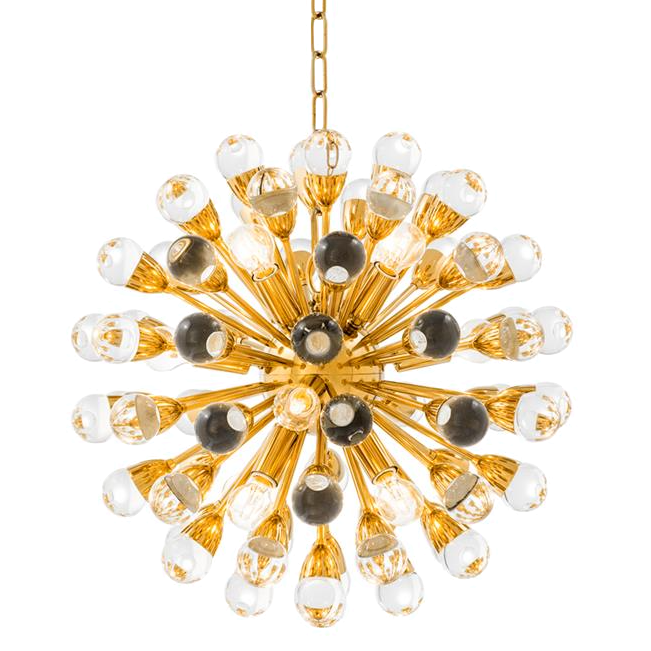 Люстра Chandelier Antares S Gold Золотой Прозрачный Люстра Chandelier Antares S Gold Золотой Прозрачный в Грозном | Loft Concept