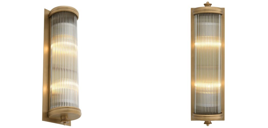 Бра Wall Lamp Glorious L Brass Бра Wall Lamp Glorious L Brass - Loft-Concept в Грозном