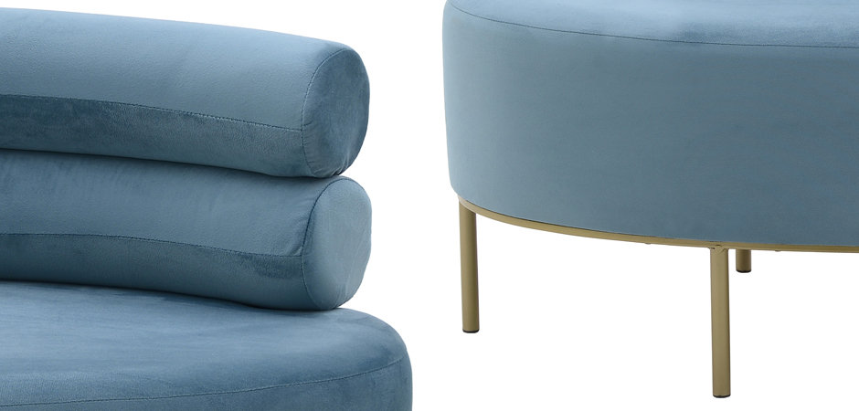 Кушетка Fening Lounge Blue Кушетка Fening Lounge Blue - Loft-Concept в Грозном