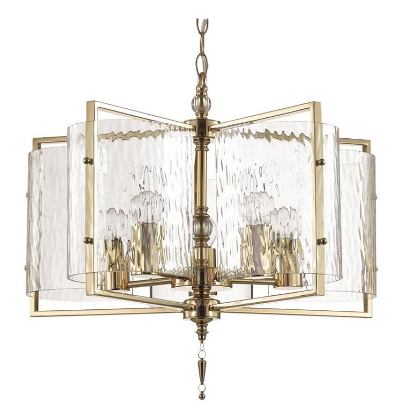 Люстра Karissa Gold Chandelier 48 Глянцевое золото Прозрачный (Transparent) Люстра Karissa Gold Chandelier 48 Глянцевое золото Прозрачный (Transparent) в Грозном | Loft Concept